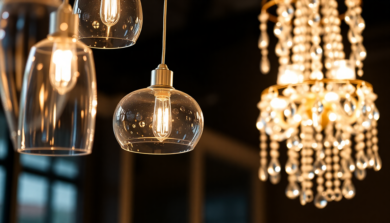 Mood, Scale and Glow: Pairing Milk, Stained & Blown Glass Pendant Lights with Crystal Chandeliers