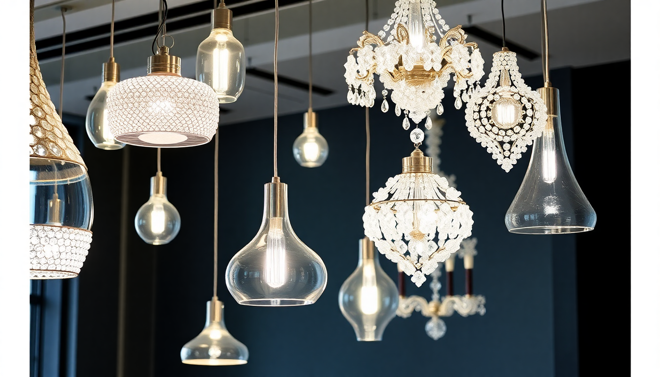 Make Glass Pendant Lights the Star: Styling Milk, Stained & Blown Glass Pendant Lights with Crystal Chandeliers as Supporting Pieces