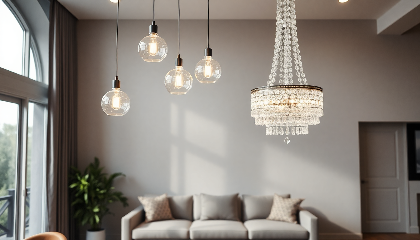 Layered Lighting Secrets: Use Glass Pendant Lights (Milk, Stained & Blown) with Crystal Chandeliers to Elevate Any Room