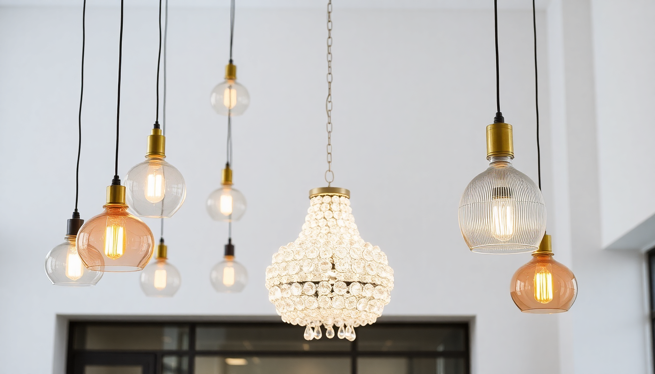 Small-Space Lighting: How to Layer Glass Pendant Lights with Mini Crystal Chandeliers to Maximize Ambiance Using Milk, Stained & Blown Glass