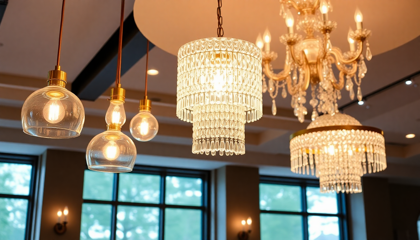 Glass Pendant Lights + Crystal Chandeliers: Harmonizing Milk, Stained & Blown Glass for Stylish, Balanced Lighting