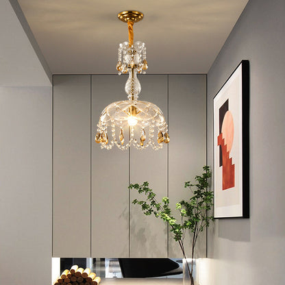 Bedroom Bedside Small Droplight Creative Crystal Hallway Corridor Lighting