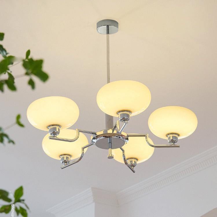 Living Room Chandelier Retro Cream Bedroom Dining Room Lamps