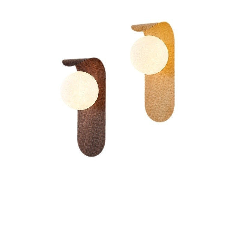 Japanese Style Log Wind Wall Lamp