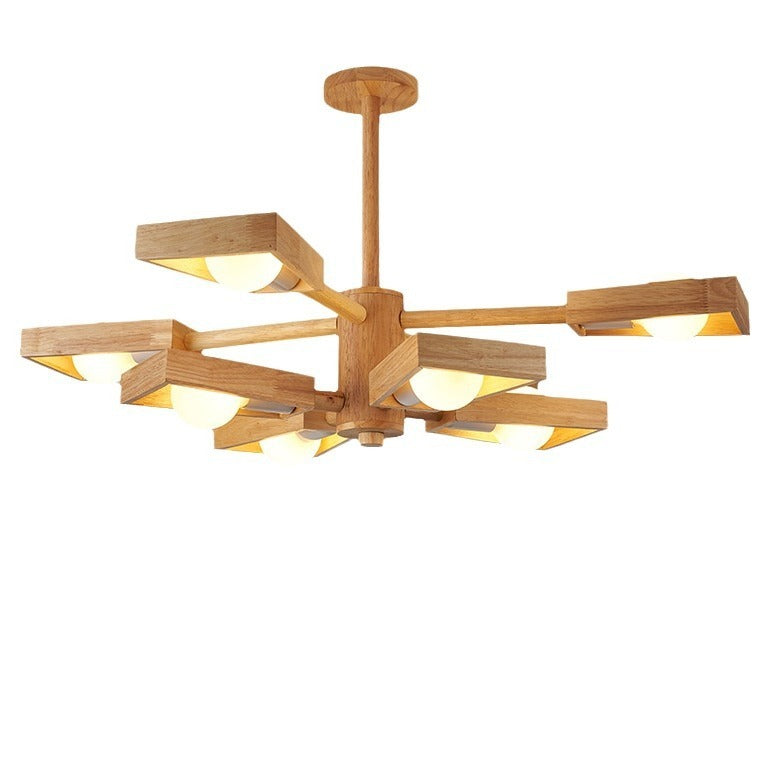 Japanese-style Solid Wood Lamp Restaurant Led Log Lamps