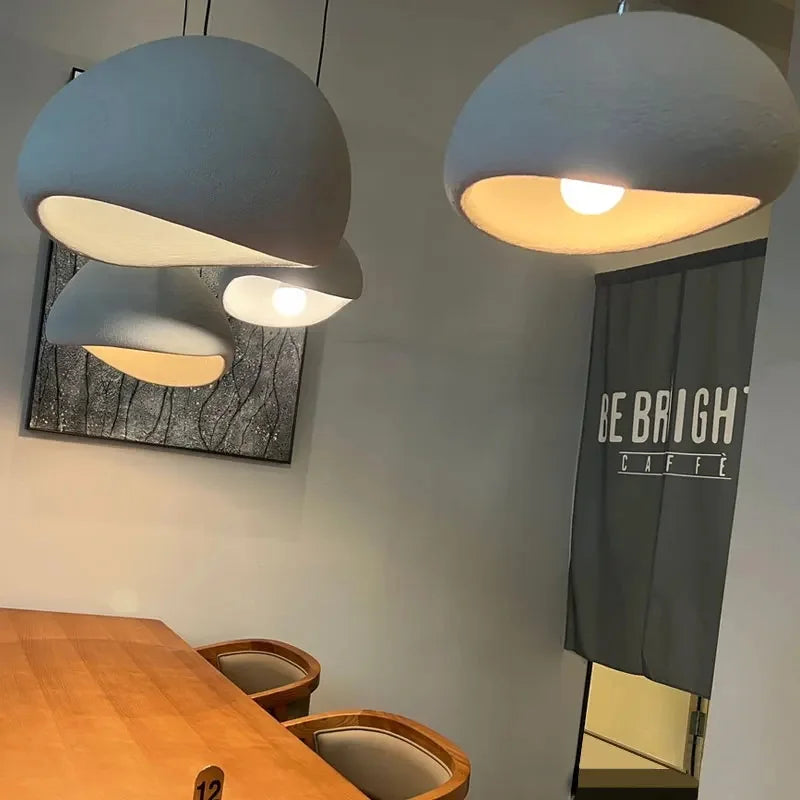 Japanese Style Ceiling Chandelier Modern Dining Table Pendant Light for Living Room Bedroom Loft Hanging Lamp