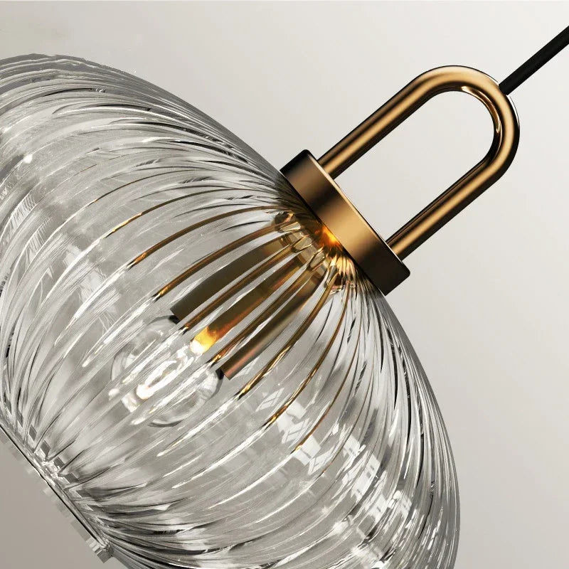 Nordic Minimalist Glass Pendant Lights Japanese LED Chandeliers for Dining Room Kitchen Bedside Home Decoration Hanging Lamp