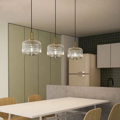 Nordic Minimalist Glass Pendant Lights Japanese LED Chandeliers for Dining Room Kitchen Bedside Home Decoration Hanging Lamp