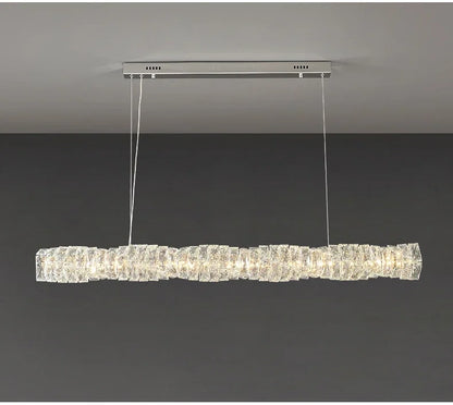 Modern Luxury LED Crystal Chandeliers for Dining Room Kitchen Lighting Decor Lustre Pendant Chandelier Indoor Bar Lights Fixture