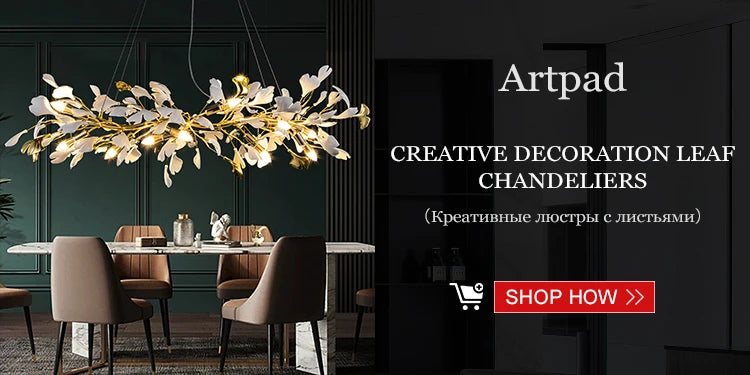 Artpad Modern Luxury Crystal Chandelier Gold Hanging Pendant Light Fixture for Kitchen Island Living Room