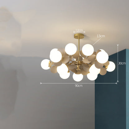 Nordic Chandelier Modern Minimalist Living Room Bedroom Lighting
