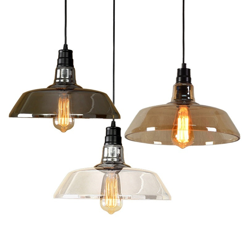 Industrial Style Creative Living Room Corridor Personality Glass Chandelier