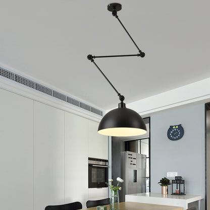 Simple And Adjustable Lamp Creative Dining Room Bedroom Collapsible Chandelier