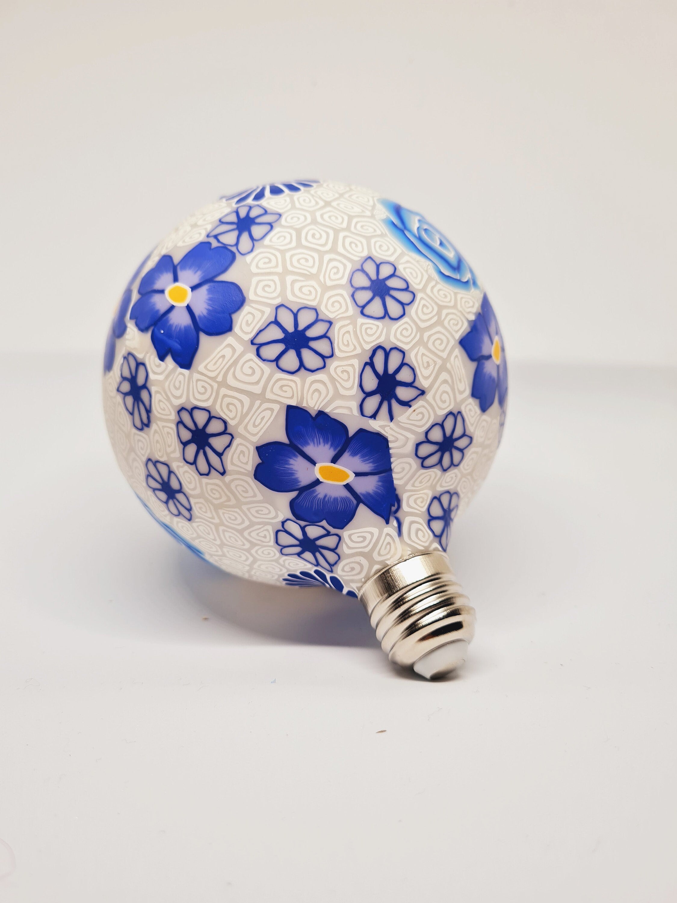 Artistic Printed Decorative LED Bulbs E27, Floral Art Gamma Hampton Style