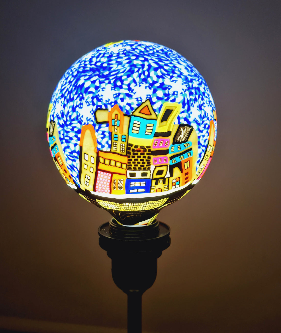 Artistic Printed Decorative LED Bulbs E27, Urban Art