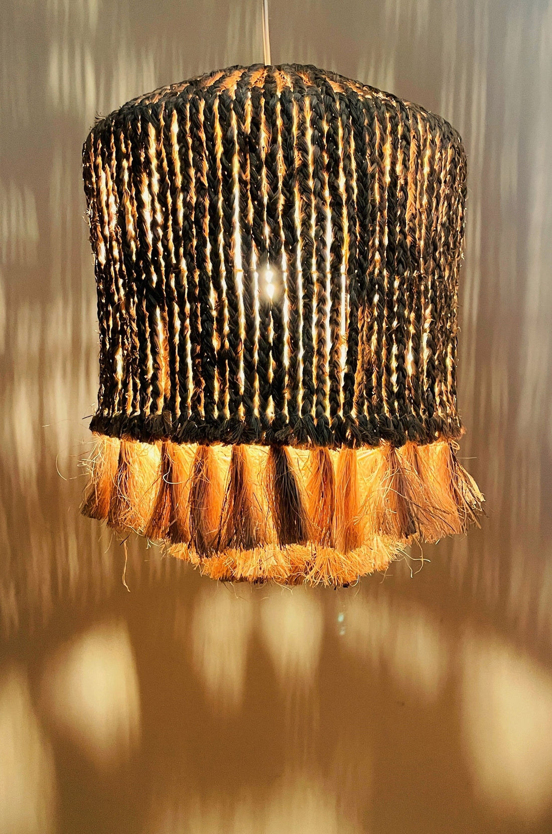 Seagrass Straw Lampshade Handcrafted by Vietnamese Artisans, Sustainable Eco Friendly Lighting, Pendant Light, Chandelier, Lampshade