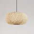 Palm Leave Round Lampshade Handcrafted, Sustainable Eco Friendly Lighting, Pendant Light, Chandelier, Lampshade