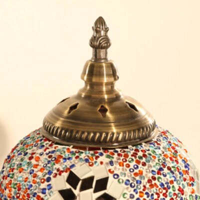 Turkish Mosaic Table Tallboy Lamps Hand Made Globe. 12 Designs